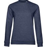 Damen-Hoodie #Set In - Heather Navy S