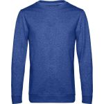 Herren-Sweatshirt ohne Kapuze #Set in - Heather Royalblau XXL