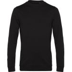Herren Sweatshirt ohne Kapuze #Set in - Schwarz pur XXL