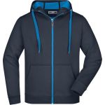 Herren-Sweatshirt Doubleface JN355 – Marine/Aqua L