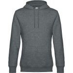 Herren Kapuzenpullover KING Hooded - Heather mittelgrau L
