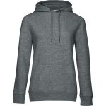 Damen Kapuzenpullover KING Hooded - Heather mittelgrau S