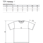 Herren-Sport-T-Shirt FANTASY - Schwarz XL