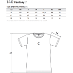 Damen-Sport-T-Shirt FANTASY - Rot M