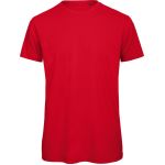 Herren T-Shirt B+C Inspire T aus Bio-Baumwolle - Rot L