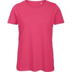 Damen-T-Shirt B+C Inspire T aus Bio-Baumwolle – Fuchsia XS