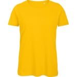 Damen T-Shirt B+C Inspire T aus Bio-Baumwolle - Gelb XXL