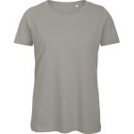 Damen T-Shirt B+C Inspire T aus Bio-Baumwolle - Hellgrau XXL