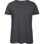Damen T-Shirt B+C Inspire T aus Bio-Baumwolle - Dunkelgrau XXL