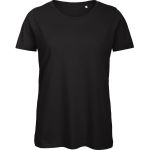 Damen T-Shirt B+C Inspire T aus Bio-Baumwolle - Schwarz M