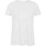 Damen T-Shirt B+C Inspire T aus Bio-Baumwolle - Weiß L