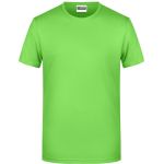 Pánské tričko z bio bavlny James+Nicholson 8008 - Lime green M