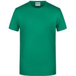 Herren-T-Shirt aus Bio-Baumwolle James+Nicholson 8008 – Irischgrün L