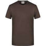 James+Nicholson 8008 Herren-T-Shirt aus Bio-Baumwolle – Braun M