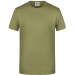 James+Nicholson 8008 Herren-T-Shirt aus Bio-Baumwolle – Khaki XXL