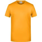 James+Nicholson 8008 Herren-T-Shirt aus Bio-Baumwolle – Goldgelb XXL