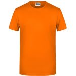 James+Nicholson Herren-T-Shirt aus Bio-Baumwolle 8008 – Orange L