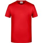 James+Nicholson 8008 Bio-Baumwoll-Herren-T-Shirt – Tomate M