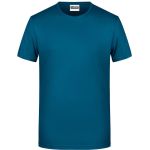 James+Nicholson 8008 Herren-T-Shirt aus Bio-Baumwolle – Petrol S