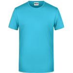 James+Nicholson 8008 Herren-T-Shirt aus Bio-Baumwolle – Türkis XXL