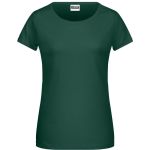 Damen-T-Shirt aus Bio-Baumwolle James+Nicholson 8007 - Dunkelgrün M