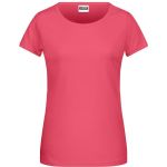 Damen-T-Shirt aus Bio-Baumwolle James+Nicholson 8007 - Himbeere L