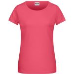 James+Nicholson 8007 Damen-T-Shirt aus Bio-Baumwolle – Himbeere XXL