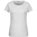James+Nicholson 8007 Bio-Baumwoll-Damen-T-Shirt – Ash L