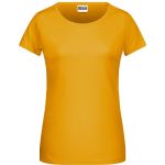 Damen-T-Shirt aus Bio-Baumwolle James+Nicholson 8007 - Goldgelb S