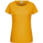 James+Nicholson 8007 Damen-T-Shirt aus Bio-Baumwolle – Goldgelb XXL