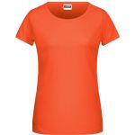 James+Nicholson 8007 Damen-T-Shirt aus Bio-Baumwolle – Koralle L