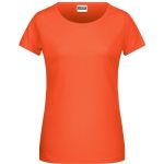 Damen-T-Shirt aus Bio-Baumwolle James+Nicholson 8007 - Koralle M