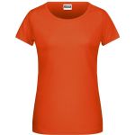 James+Nicholson 8007 Damen-T-Shirt aus Bio-Baumwolle – Dunkelorange XL
