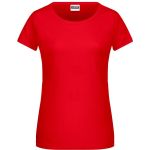 James+Nicholson 8007 Damen-T-Shirt aus Bio-Baumwolle – Tomate XL