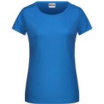 James+Nicholson 8007 Damen-T-Shirt aus Bio-Baumwolle – Cobalt S
