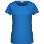 James+Nicholson 8007 Damen-T-Shirt aus Bio-Baumwolle – Kobalt XS