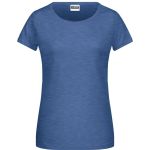 Damen-T-Shirt aus Bio-Baumwolle James+Nicholson 8007 - Light Denim Melange M