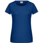 Damen-T-Shirt aus Bio-Baumwolle James+Nicholson 8007 – Dark Royal XS