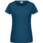 Damen-T-Shirt aus Bio-Baumwolle James+Nicholson 8007 - Petrol L