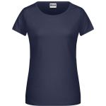 James+Nicholson 8007 Bio-Baumwoll-Damen-T-Shirt – Marineblau M