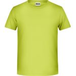 James+Nicholson T-Shirt aus Bio-Baumwolle für Jungen 8008B – Säuregelb L