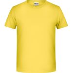 James+Nicholson T-Shirt aus Bio-Baumwolle für Jungen 8008B – Gelb XS