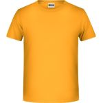 James+Nicholson T-Shirt aus Bio-Baumwolle für Jungen 8008B – Goldgelb S