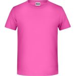 James+Nicholson T-Shirt aus Bio-Baumwolle für Jungen 8008B – Pink XL