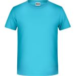 James+Nicholson T-Shirt aus Bio-Baumwolle für Jungen 8008B – Türkis XS