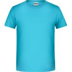 James+Nicholson T-Shirt aus Bio-Baumwolle für Jungen 8008B – Türkis L