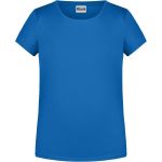James+Nicholson Mädchen-T-Shirt aus Bio-Baumwolle 8007G – Kobalt L