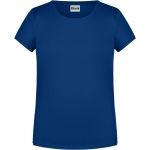James+Nicholson Mädchen-T-Shirt aus Bio-Baumwolle 8007G – Dark Royal XS