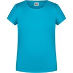 James+Nicholson Mädchen-T-Shirt aus Bio-Baumwolle 8007G – Türkis XXL