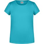 James+Nicholson 8007G Mädchen-T-Shirt aus Bio-Baumwolle – Pacific XS